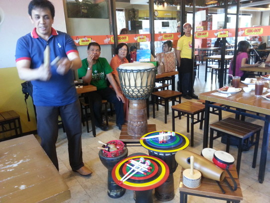 Francis Gaspar Drumming Session